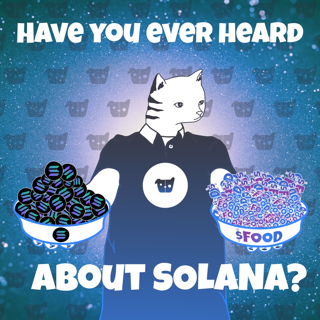 Cats_Dogs_Game's tweet image. NEW ERA 😾
NEW META🐶

Have you ever heard about Solana?🥙