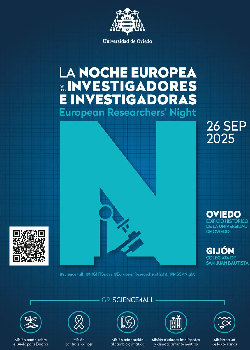 AlvFdezFdez_PhD's tweet photo. 📢¡Hoy es La Noche!

✨Nueva edición de la «Noche Europea de los Investigadores e Investigadoras»

🎲Estaré con @AUSISgroup en Gijón (18:00 - 22:00), donde podréis jugar a «La Oca Científica» del @IUOPA y descubrir datos interesantes sobre la investigación en cáncer. ¡Animaos! 😃 https://t.co/o1G7I3BU2F