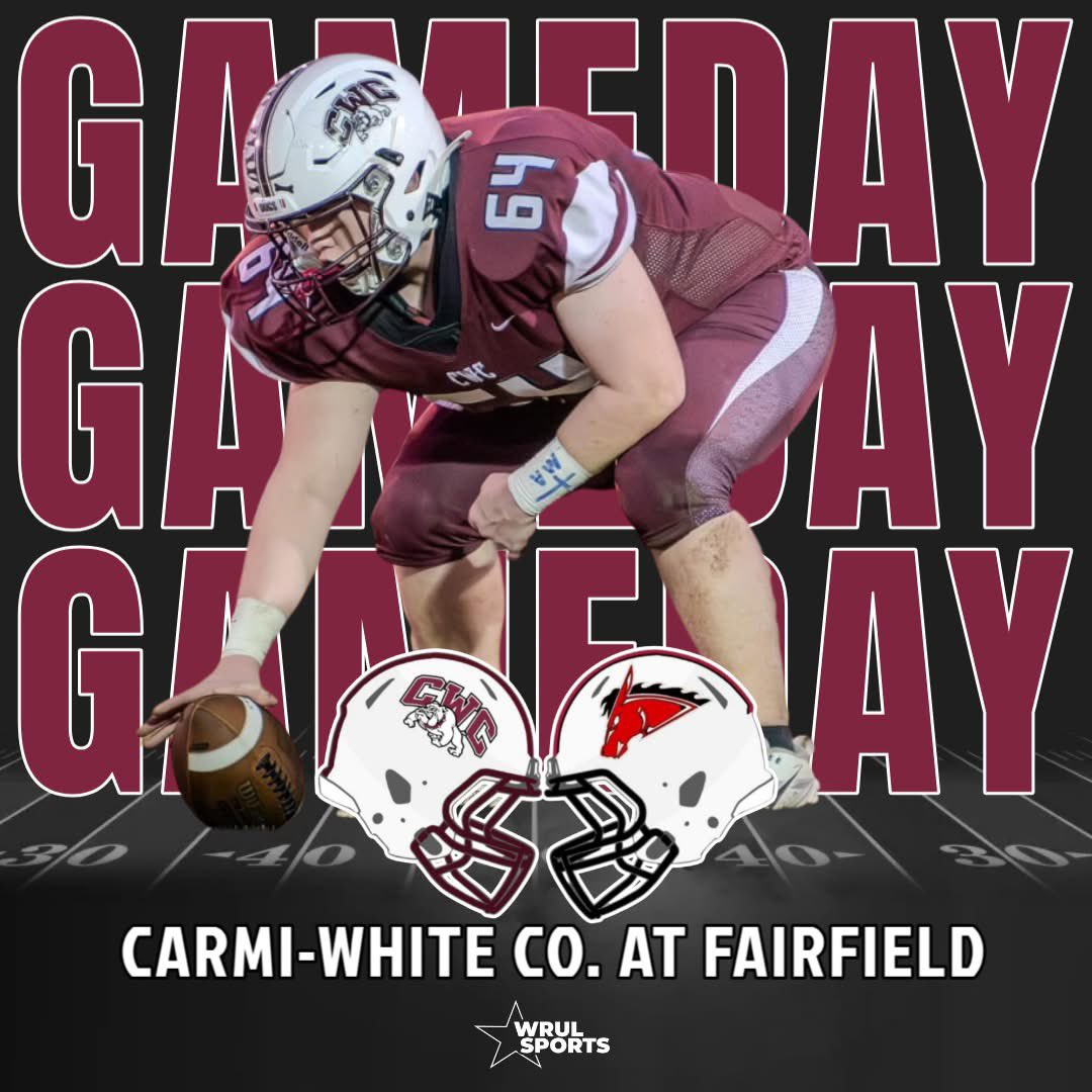 RIVALRY WEEK 🏈
🆚 - Fairfield <a href="/fchsmules/">FCHS</a> 
📍 - The Train Yard (Fairfield, IL)
⏰ - 7 PM
📺 - WRUL Sports YouTube Channel
📻 - 97.3 FM WRUL
🎙 - Cole Carter &amp; Chris Myers
📸 - Nolan Aud