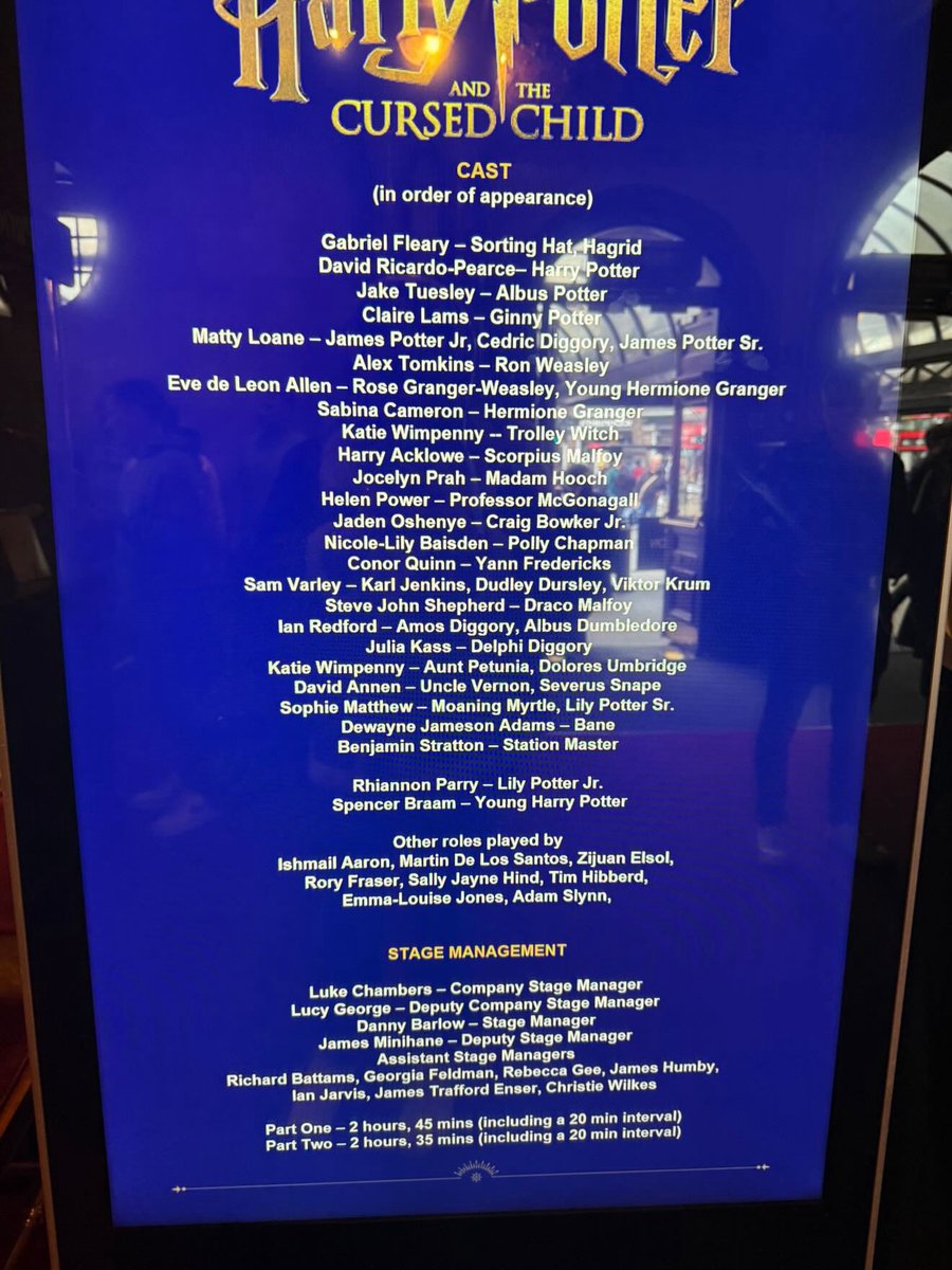 It’s a fab Friday and the eight covers today are <a href="/JakeTuesley8/">Jake Tuesley</a> as Albus, <a href="/tomkins_alex/">Alex Tomkins</a> as Ron, <a href="/SabinaCameron2/">Sabina Cameron</a> as Hermione, #KatieWimpenny as Trolley Witch/Umbridge, <a href="/helen_power/">Helen Power</a> as McGonagall, <a href="/nicolelilyb/">Nicole-Lily</a> as Polly, <a href="/conor_quinnnn/">Conor Quinn</a> as Yann and <a href="/BenjStratton1/">Ben Watts</a> as Station Master! ⚡️