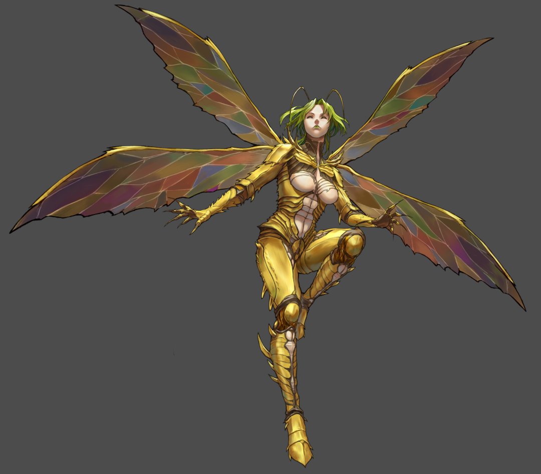 SoulsSyndicate's tweet photo. Character Concept - Thrix, Apex Predator

Deep in the unmapped jungles of Nerum, Thrix commands the hunting parties of her swarm. Highly mobile predators at the top of the food-chain, her people rule over the treetops. https://t.co/uV0DeMiKCj