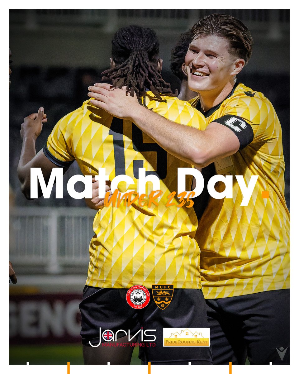 🟠 It's matchday on the coast for our U23s tonight.

🆚 <a href="/hythetownfc/">Hythe Town FC</a> U23
📆 Fri 26 Sept
🕑 19:45

Everything you need to know;
tinyurl.com/mpbj3anw