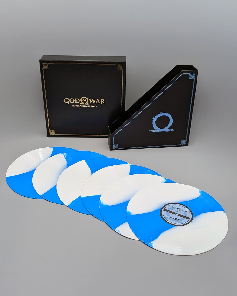 💪 Boy, it’s big and about as heavy as Thor’s hammer.
God of War 20th Anniversary 13LP box sets are shipping soon, alongside the Greek trilogy double LP sets. 
 
Check availability in your territory: lnk.to/god-of-war-vin…

<a href="/SonySantaMonica/">Santa Monica Studio – God of War Ragnarök</a> <a href="/PlayStation/">PlayStation</a> <a href="/bearmccreary/">Bear McCreary 🐻🎶</a> <a href="/GKMarino/">Gerard Kendrick Marino (GKM)</a>
