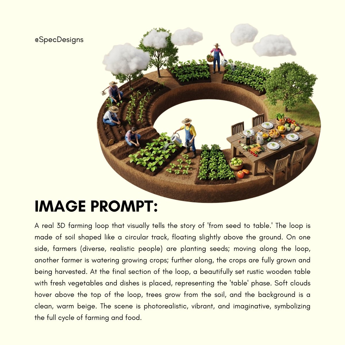 SpecEdoho's tweet image. Good storytelling in designs relies deeply on proficiency in image prompting.
These are the prompts I used to generate the images for these social media designs. Bookmark with love.