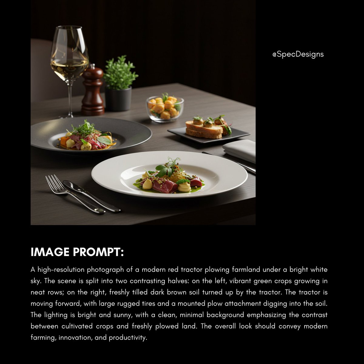 SpecEdoho's tweet image. Good storytelling in designs relies deeply on proficiency in image prompting.
These are the prompts I used to generate the images for these social media designs. Bookmark with love.