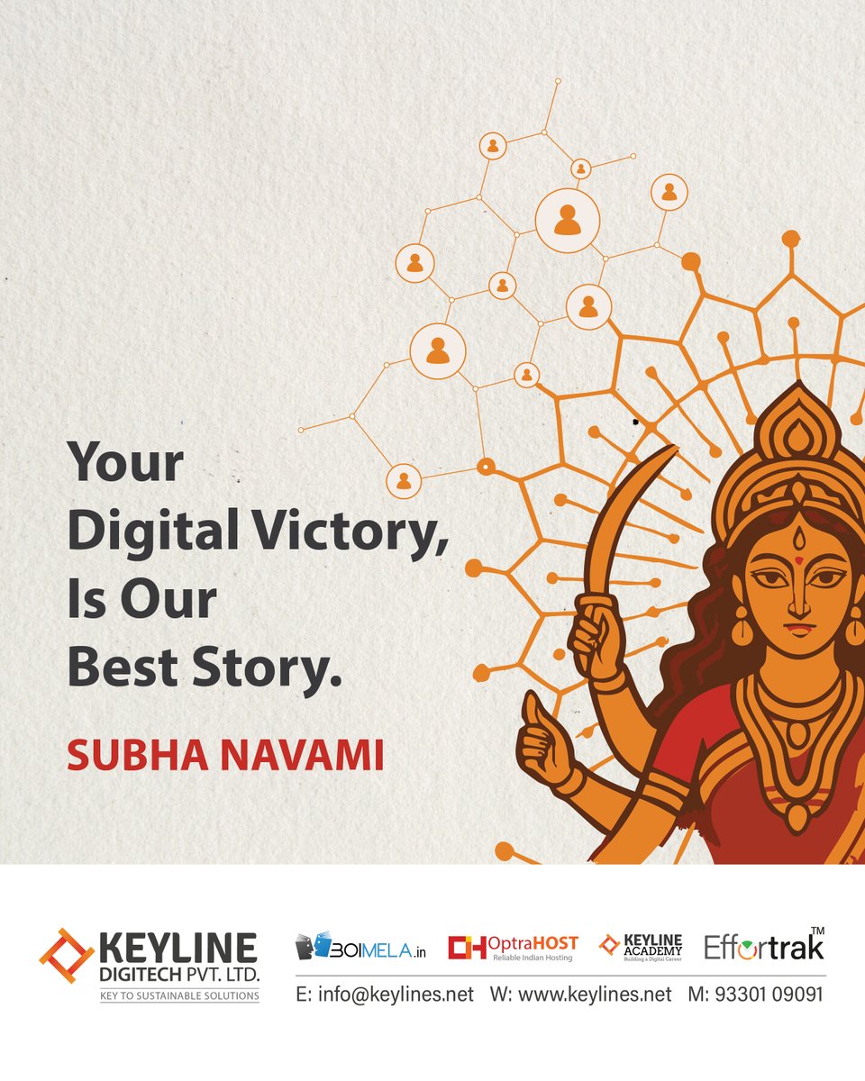 KeylineDigiTech's tweet image. Celebrate Subha Navami with the triumph of good over evil in your digital journey! Your success story is our greatest victory, connecting people through innovative solutions and meaningful engagement.
#KeylineDigitech #MahaNavami #শুভমহানবমী #মহানবমী২০২৫ #HappyMahaNavami