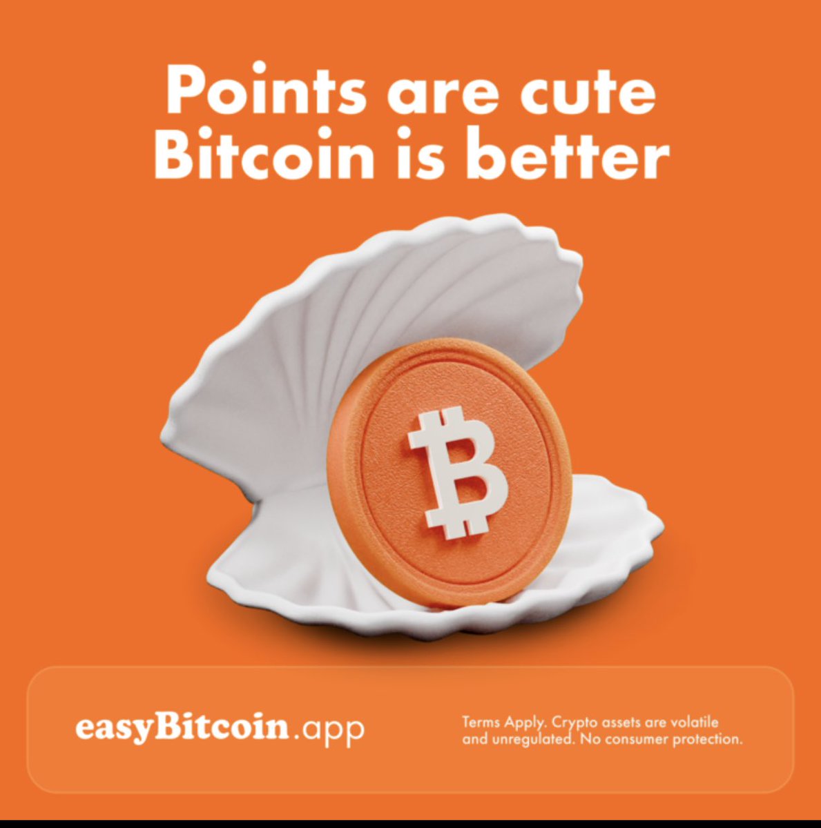abawudor's tweet photo. JUST INN: Stacking bitcoin ๐ฃ๐ฎ๐ฌ๐ญ ๐ ๐จ๐ญ ๐๐๐ฌ๐ฒ ๐
Buy bitcoin. Get rewards.
Buy on repeat to earn 1% extra BTC and unlock 2% annual rewards when you hold.
Follow @easyBitcoinapp to learn more.
#easyBitcoin #Ad https://t.co/HoiAWrngVV