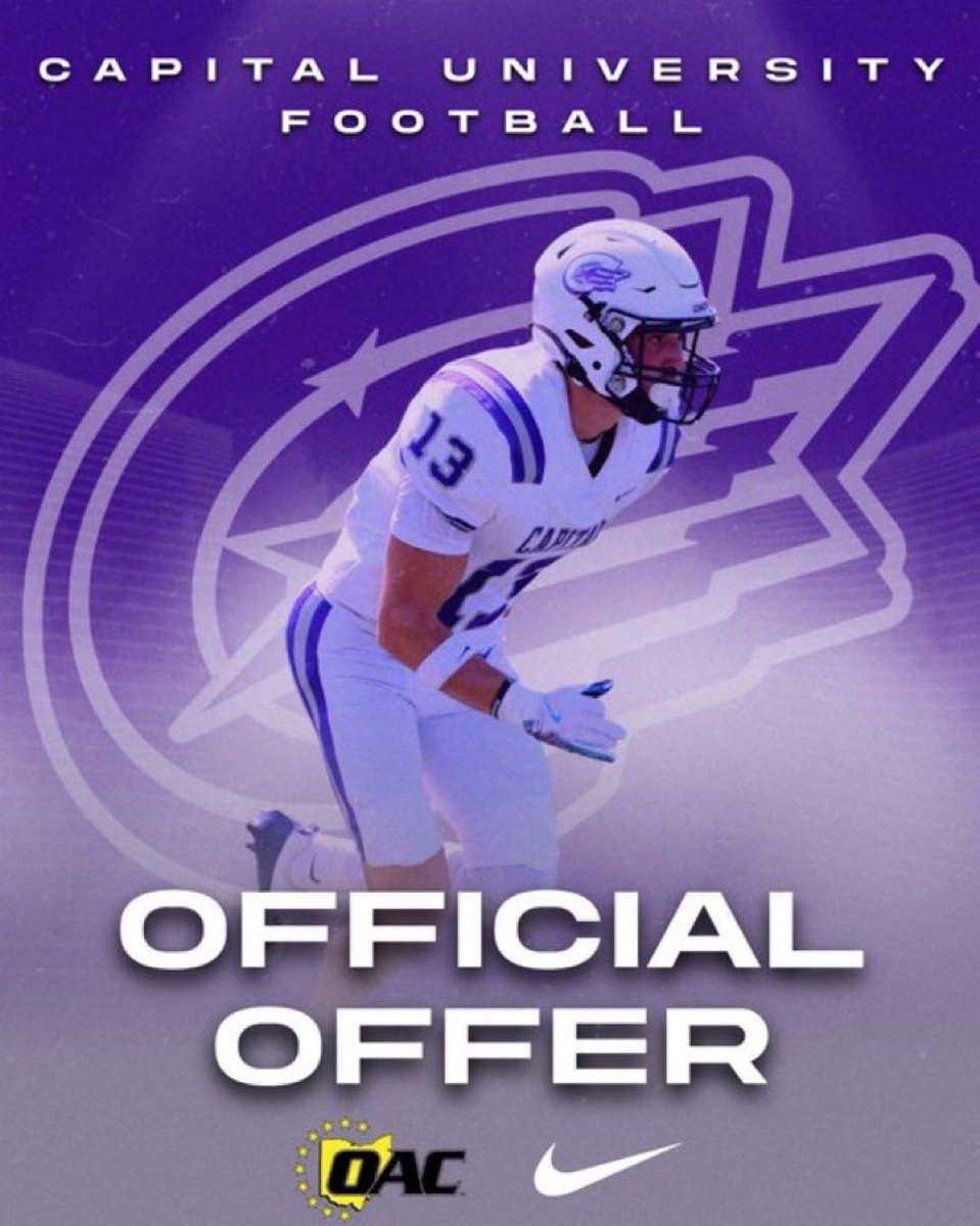 After a good conversation with <a href="/Coachcalexander/">Charles Alexander</a>, I am blessed to receive my 2nd  offer from <a href="/CapitalU_FB/">Capital University Football</a> 
<a href="/coachmicahjd/">Coach Micah J. Davis</a> 
<a href="/KJSTROUD10/">Coach K.J.</a> 
<a href="/HornetFB_1MOORE/">BMC Football</a> 
<a href="/1NEStep_SP/">Dorian Jones 1SSP</a> 
<a href="/CoachGalatis/">Coach Nick Galatis</a>