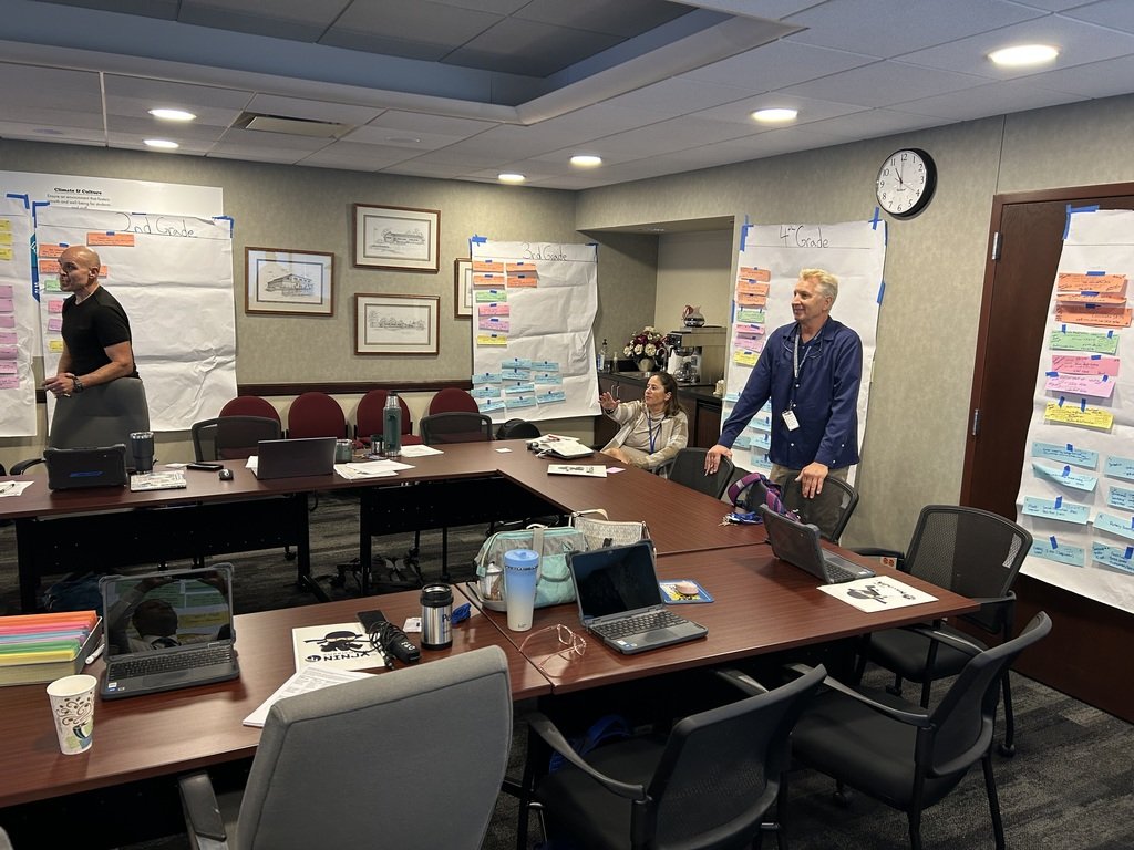 💡 Collaboration in action! Our PE team + CEC came together for a full day of designing engaging learning for students. #D83Shines ✨