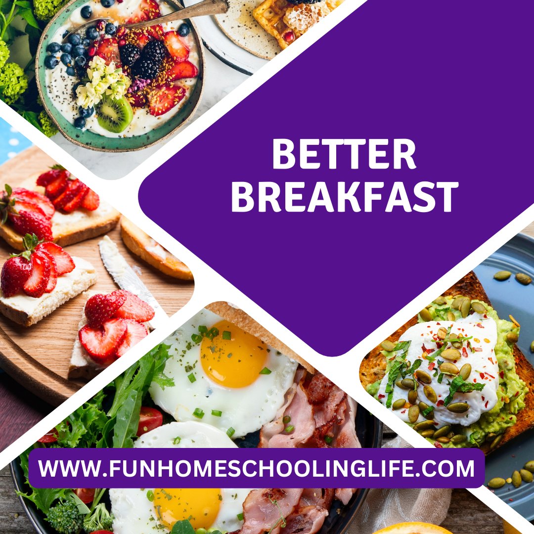 Fun_Homeschool's tweet image. Today is Better Breakfast Day. This would be a great time to look at what each person is eating for breakfast and decide if it is healthy or if there are healthier alternatives.
#betterbreakfastday, #nationalbetterbreakfast, #funhomeschoolinglife, #nationalbetterbreakfastday
