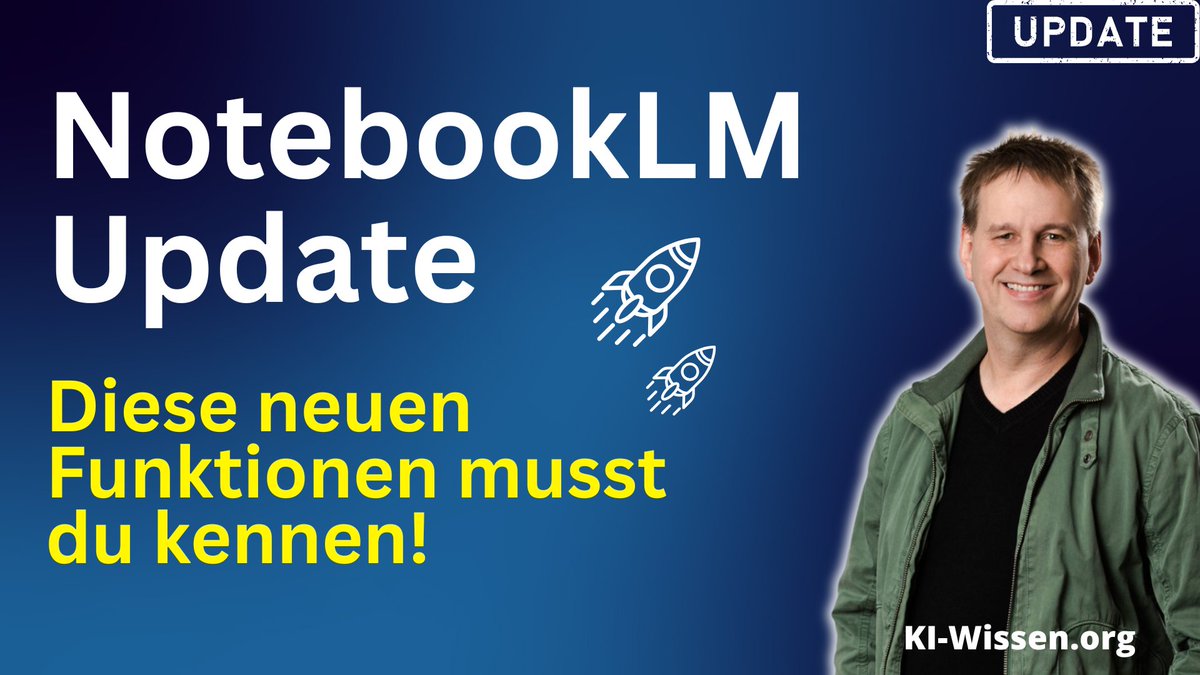🚀 Notebook LM Update ist da!
Jetzt mit:
✅ Google Drive Integration
✅ Smarter Quellensuche
✅ Audio-Zusammenfassungen in neuen Formaten
✅ Lernkarten &amp; Quiz für dein Projekt
👉 Alle Features im Video: youtu.be/DfgmZgApwvU