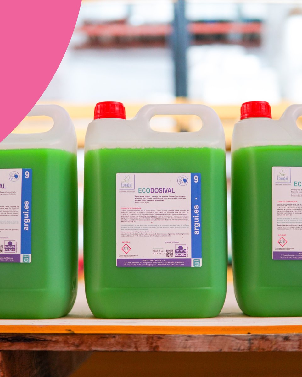 argui_es's tweet photo. ¿Superficies y utillaje con mucha grasa? 🤔

🍴 Ecodosival es nuestro detergente específico para la limpieza de menaje y superficies de cocina. Un producto super concentrado que garantiza una limpieza eficaz y profesional en cada uso.

#argui #detergenteecologico https://t.co/Z0TNFLjRa7