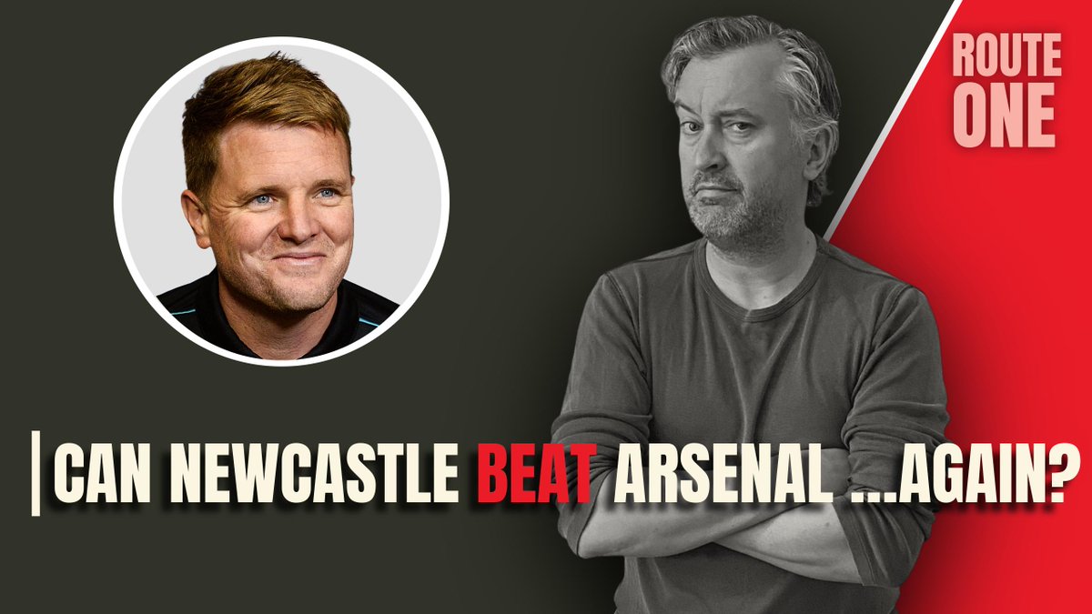Newcastle have beaten Arsenal three times in a row at SJP, can they do it again <a href="/GeorgeCaulkin/">George Caulkin</a>? 
And can Crystal Palace stop Liverpool <a href="/jimdalycomedy/">Jim Daly</a>? 

The new ROUTE ONE is here. 

LISTEN: pod.fo/e/3321ac
WATCH: youtube.com/watch?v=QPDDJ-…