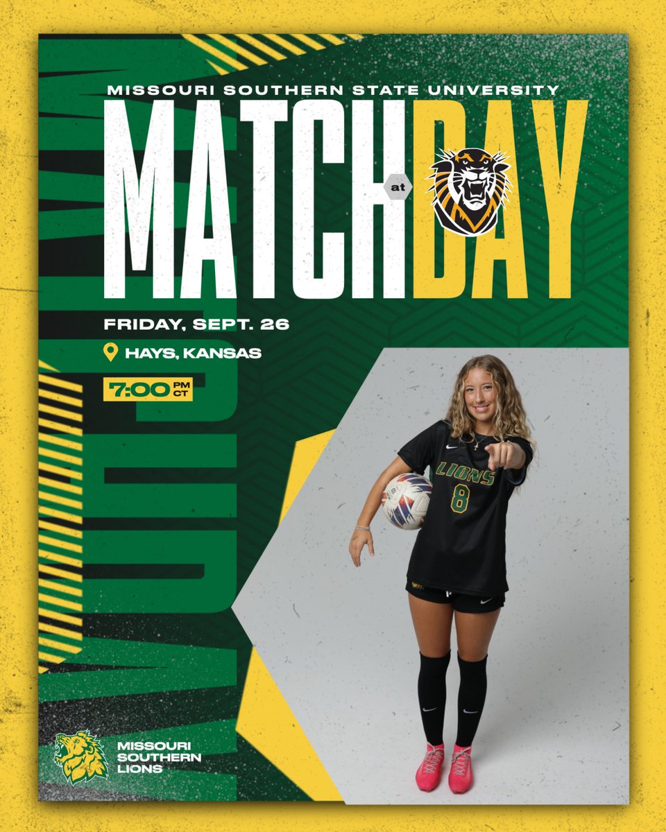 GAME DAY vs. Fort Hays State University

⏰ – 7:00 PM
📍 – Fort Hays State University| Hays, Ka.
🖥️ – mssulions.com/coverage