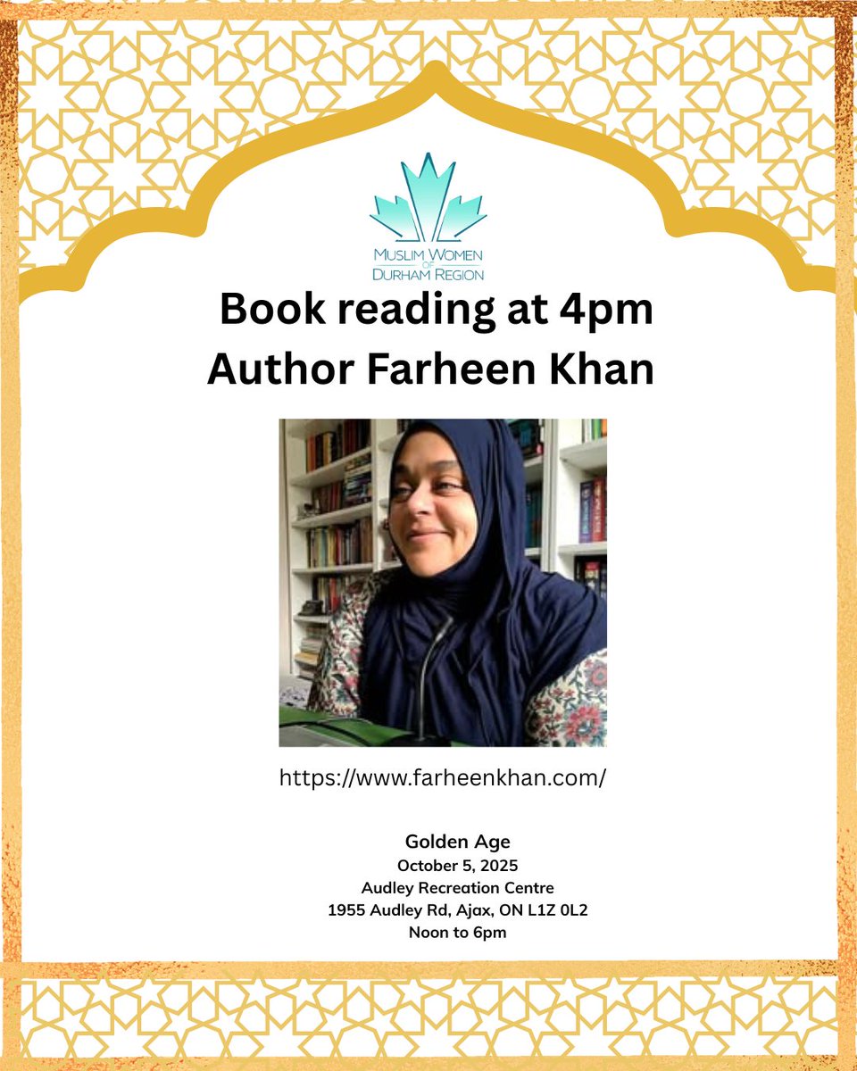 0.

We are thrilled to share some exciting news with you all. We are hosting a book reading at our Golden Age community event with a talented author from Toronto, Farheen Khan.

Farheen has written a series of early chapter books that are perfect for young readers.