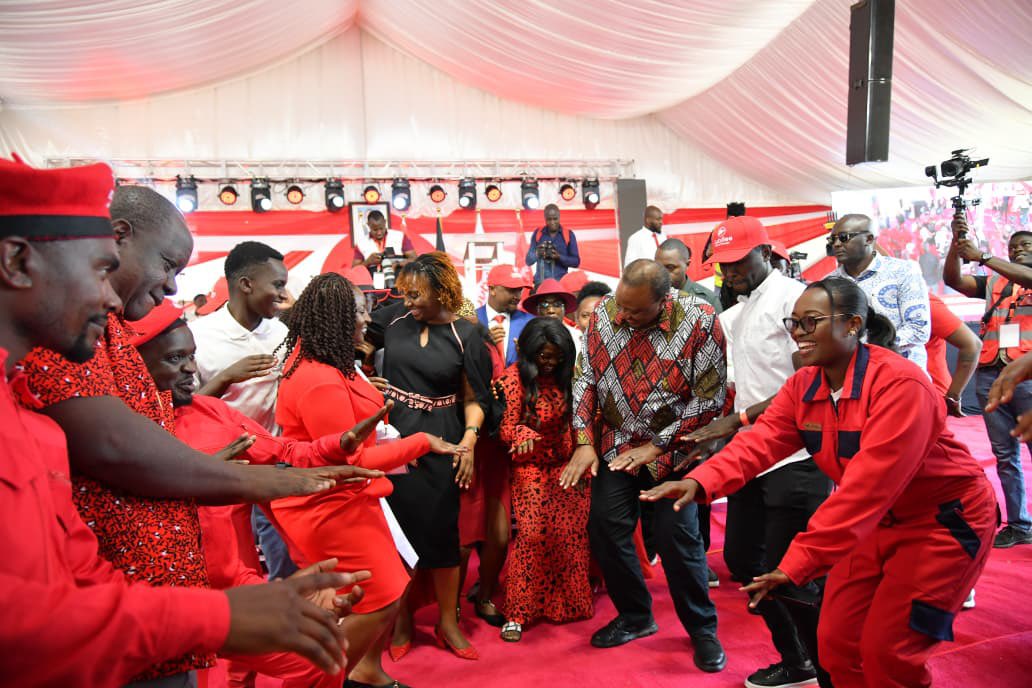 H.E Uhuru Kenyatta today addressed the Jubilee Party Special NDC with a message of courage, renewal, and hope.

In his heartfelt remarks, the former President retraced the journey of the Jubilee Party, its years at the helm of government marked by a transformative era and a