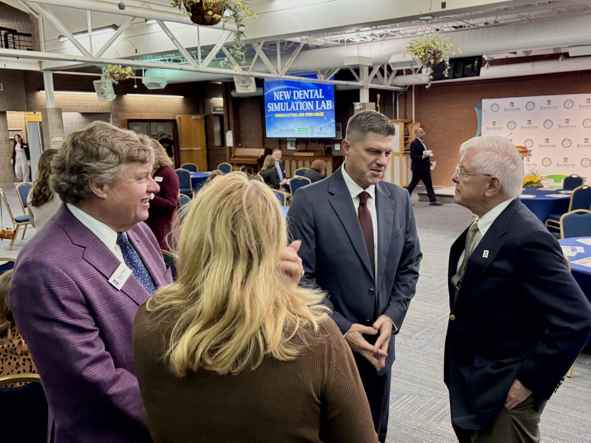 RepFinstad's tweet image. Thanks to Dr. Boyd and the incredible @RochesterCTC team for welcoming me to the opening of their new Dental Sim Lab. This is an outstanding example of higher education preparing our next generation for the workforce. It was also a privilege to connect with Chancellor Olson,…
