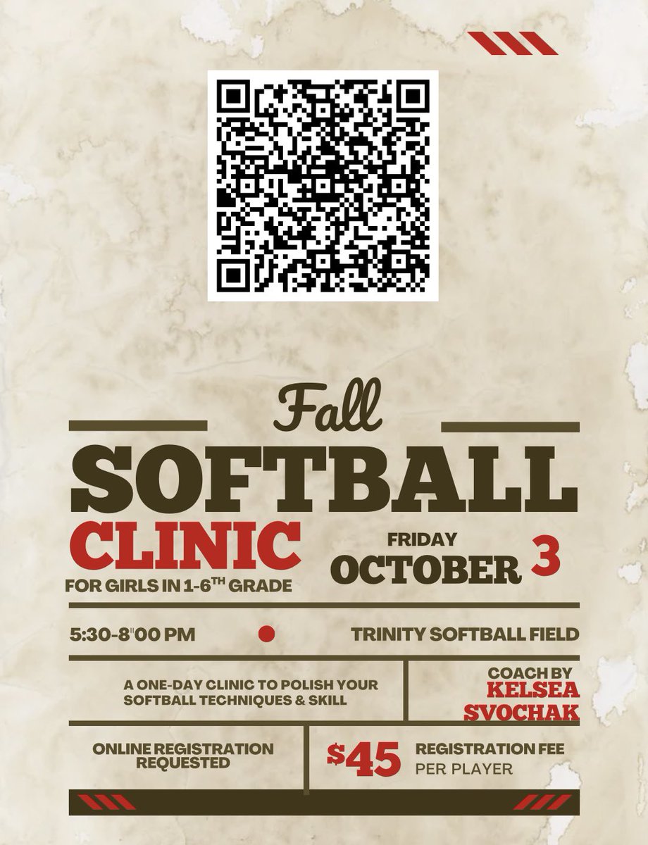 Trinity Trojans Softball (TX) (@trinity_trojans) on Twitter photo Come join us next week! We look forward to seeing you there. #tsup Come join us next week! We look forward to seeing you there. #tsup
