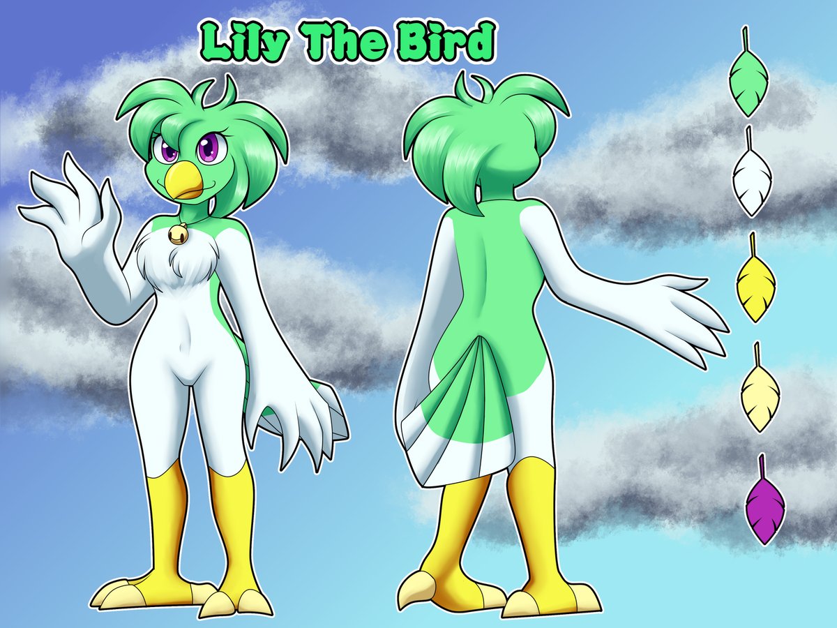 lily_pajaro's tweet image. A reference sheet for my avatar.
I should have made one of these a long time ago.
#Lilythebird #referencesheet #furry #bird #sky #originalcharacters #green #furryartwork #furrygirl #furryartist #furryoc
