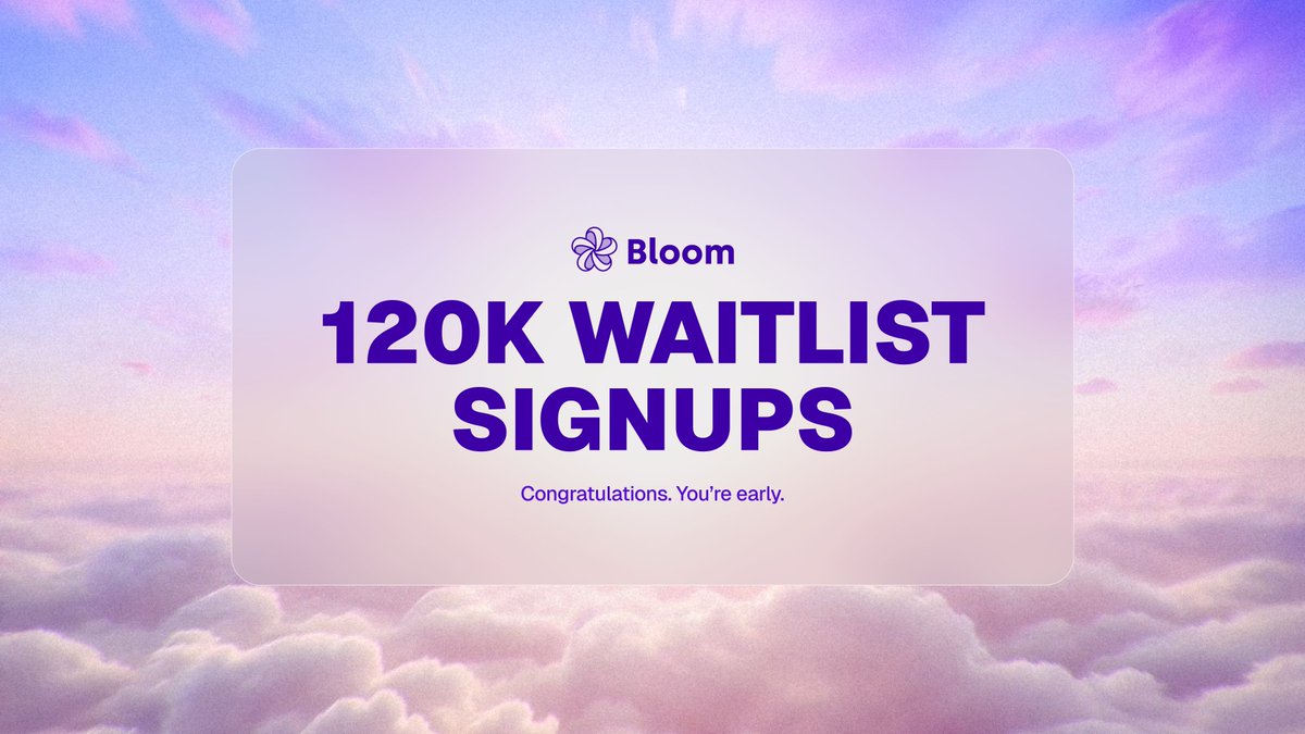 bloomsocialhq's tweet image. 120,000 ready to enter the portal