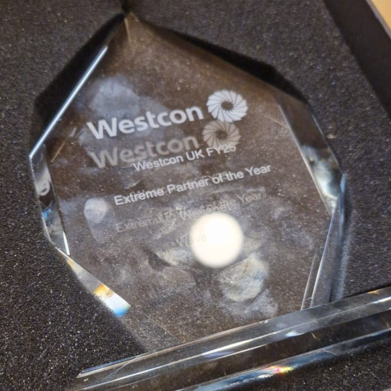 We're proud to be named Extreme Partner of the Year at the Westcon Awards 🎉

This recognises our expertise and collaboration in delivering <a href="/ExtremeNetworks/">Extreme Networks</a> solutions.

See more of our award wins @ okt.to/PJZLsk

#AwardWinning #DrivingInnovation #DigitalInfrastructure