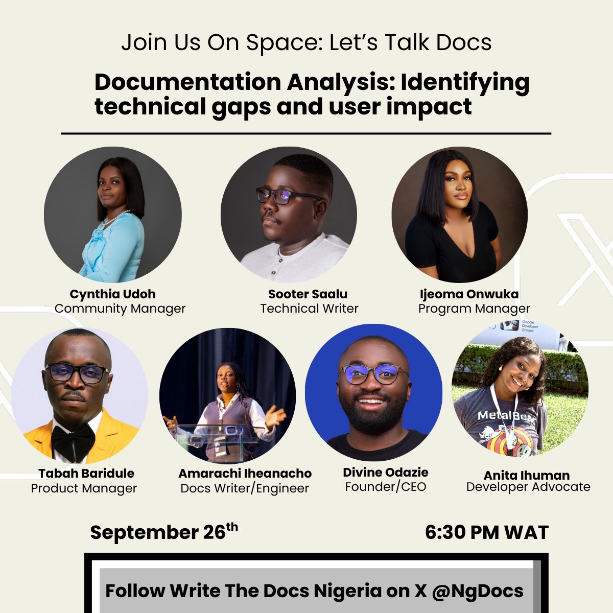 Bookmark this! See you by 6pm

Join our space, let's talk docs🔥🔥🔥
x.com/i/spaces/1djxX…