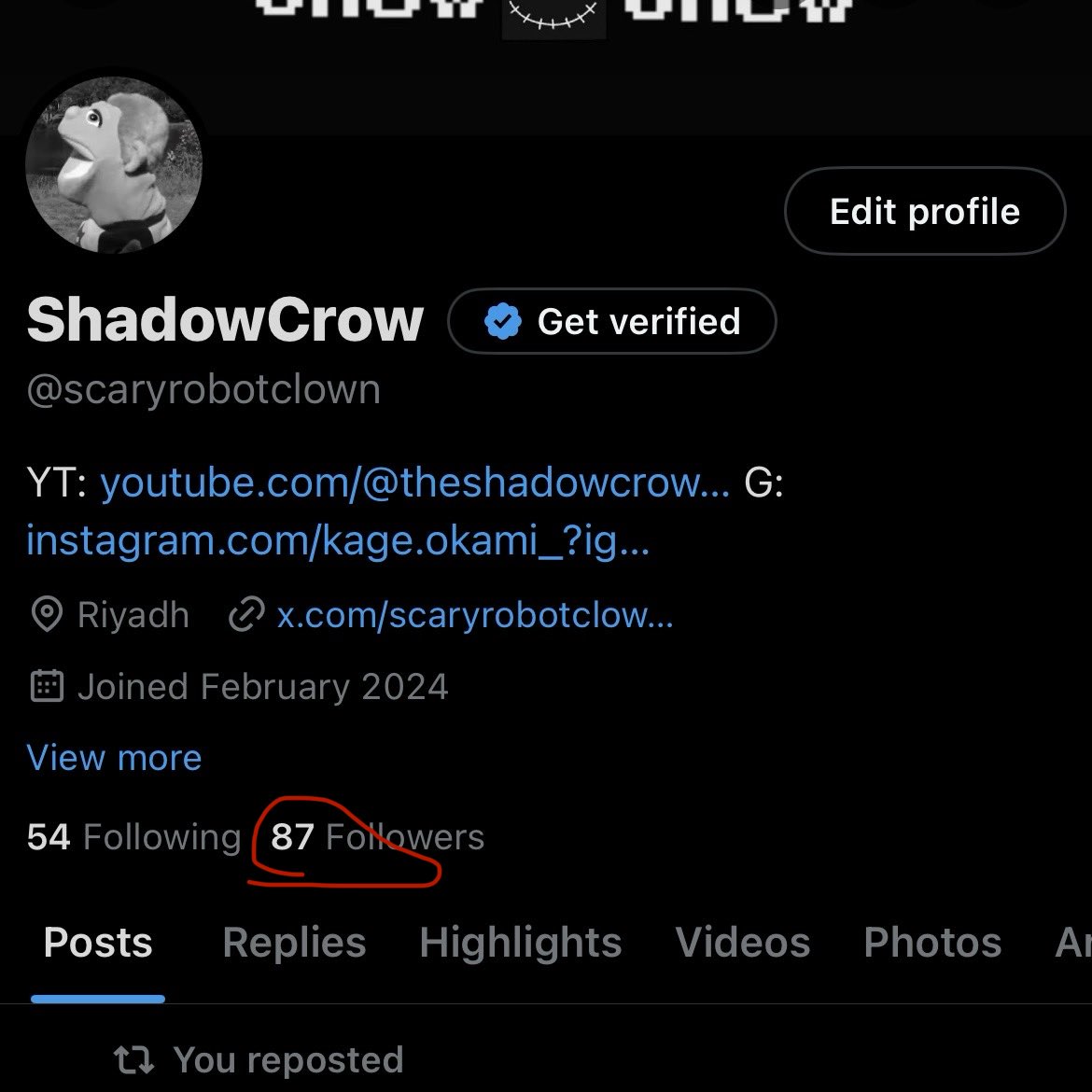 scaryrobotclown's tweet image. So random