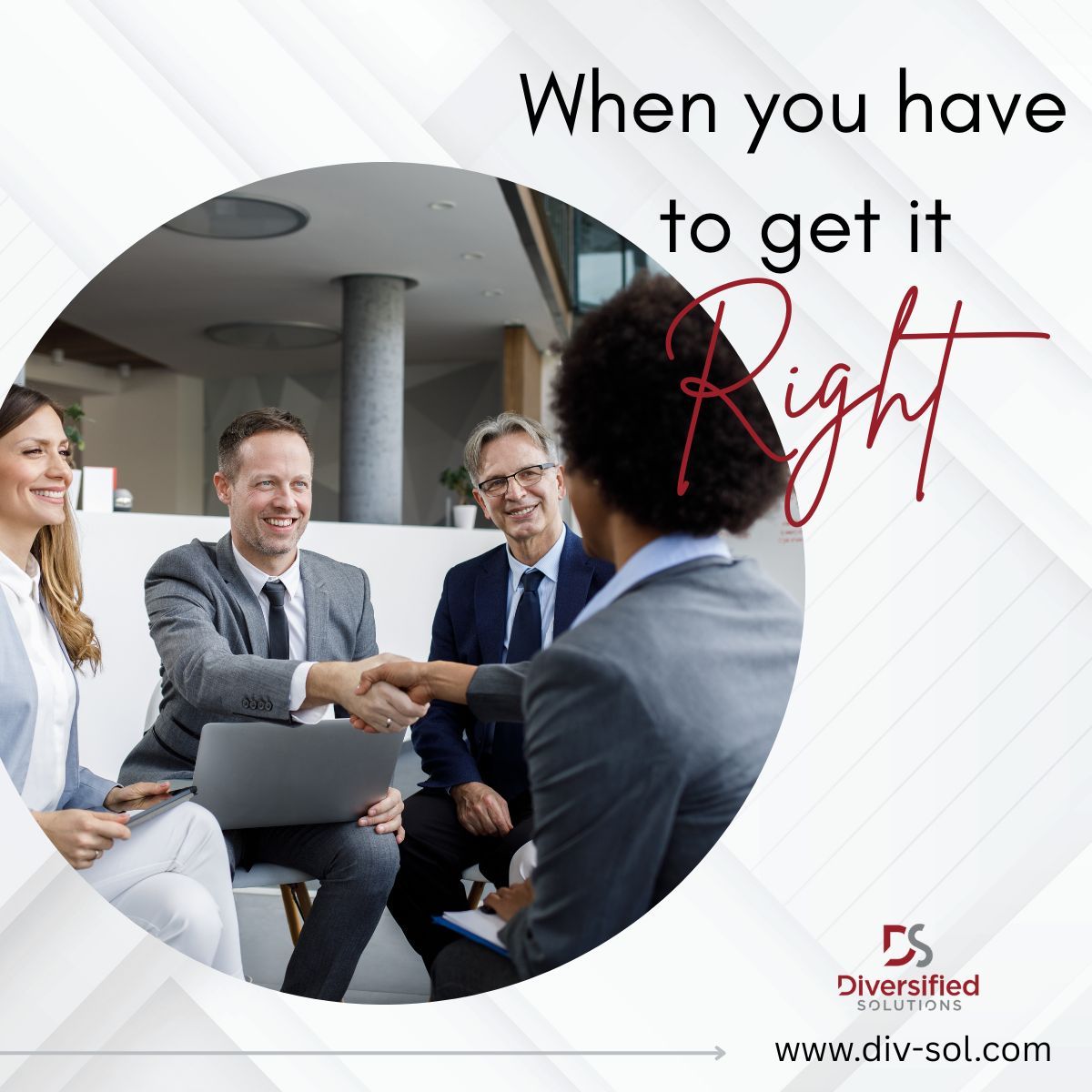 div_sol's tweet image. The pressure to find the perfect fit is real. But you don’t have to carry that weight alone.  Diversified Solutions brings expertise, industry insight, and proven processes to help you move beyond guesswork. 
div-sol.com

#Hiring #Recruiting #Partner