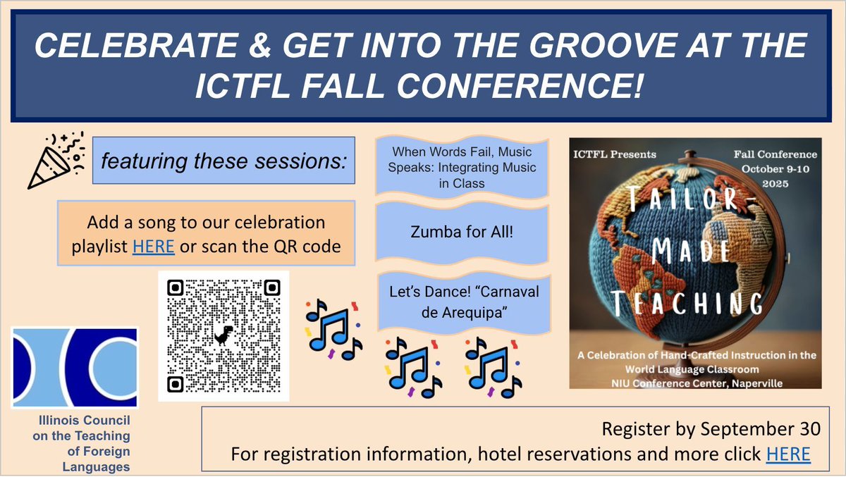 Don't miss joining us at ICTFL 25! Register by September 30! buff.ly/kQkb9yA