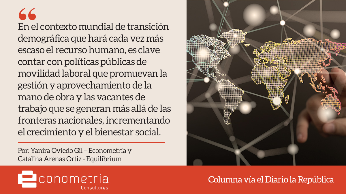 📰 Nueva columna de <a href="/econometria_sa/">Econometría</a>: ¿Y si aprovechamos las oportunidades laborales en el resto del mundo?, escrita por Yanira Oviedo Gil, directora de proyectos de la firma, y Catalina Arenas-Ortiz, de <a href="/equilibriumbdc/">Equilibrium | Business, Data & Communities</a>. 

🔗 Publicada en el Diario <a href="/larepublica_co/">Diario La República</a>: