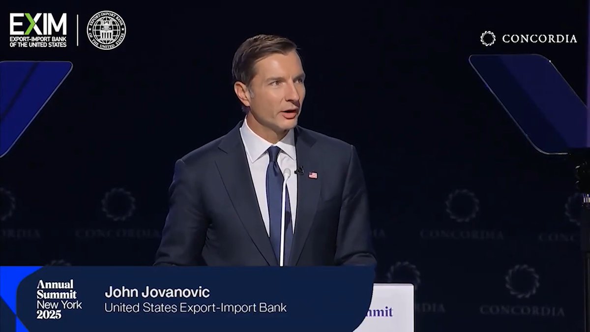 “<a href="/POTUS/">President Donald J. Trump</a> is working tirelessly to bring peace to the world and usher in a new golden age for America with renewed vigor and vision...We at #EXIM have a critical role to play as the frontline economic tool for promoting the President's agenda."

-<a href="/EximBankUS/">Export-Import Bank of the United States</a> Chairman, John