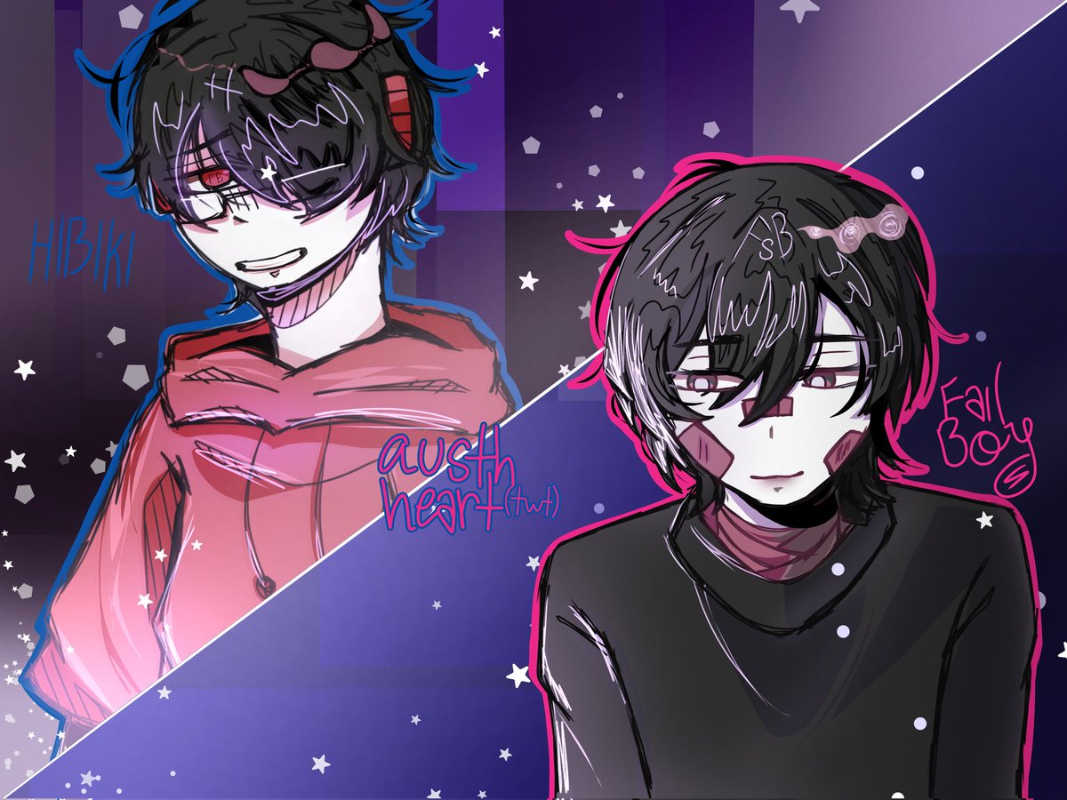 austhheart's tweet photo. H: "huh? whah!? is there something wrong with my face!?"
FB: "sorry, sorry. I'm just kidding."
#EBYL #everythingbutyourlife #ebyl_fa #fanart #everythingbutyourlife_fanart #art #shun #failboy #fb #hibiki #hibiki_ebyl #cinnotomon #failboy_ebyl #webtoon
(2nd pic not mine) https://t.co/dU8uK76Tac