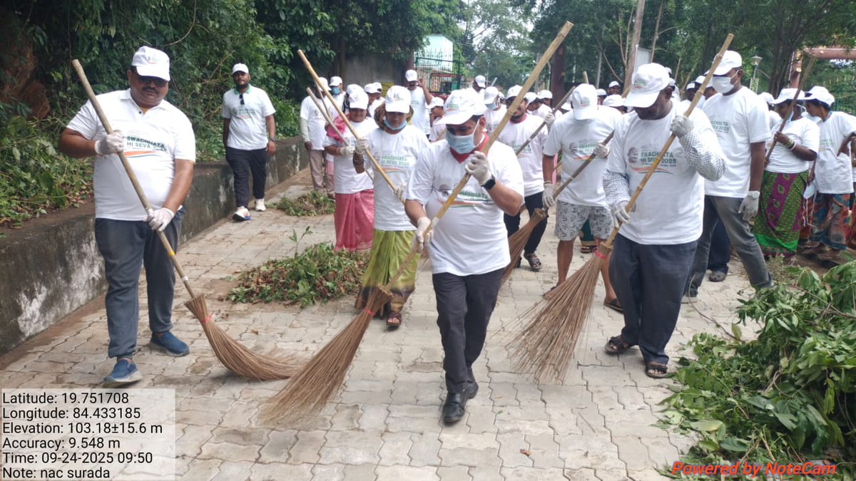 SuradaNac's tweet photo. Awareness and Cleanness Drive has been conducted at picnic Spot of NAC Surada under SHS-2025 campaign
#SHS2025 #SwachhataHiSeva2025 #Swachhotsav
#Housing &amp; Urban Development Department, Govt. of Odisha Swachh Survekshan Swachh Bharat Mission - Urban CMO Odisha https://t.co/Fqqxjel7fu