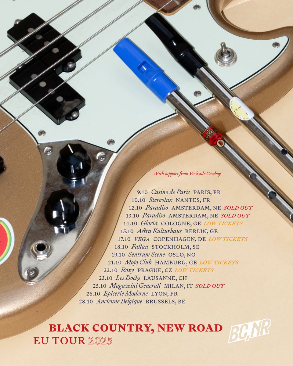 We would like to say ‘thank you!’ to everyone who's come to see us on the first part of our UK/IE tour. We have loved playing all of the shows so far. The final part continues in on October 30th in Brighton where we will be accompanied by our friends My New Band Believe