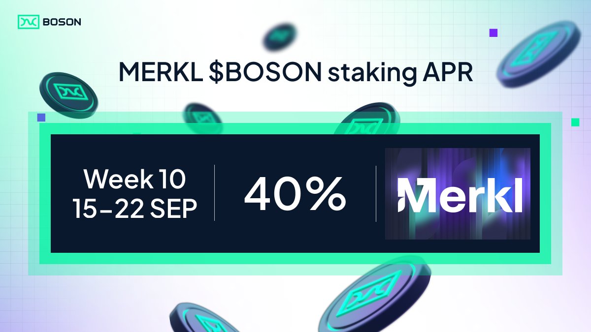 BosonProtocol's tweet image. 🚀 Weekly rewards update: 14,584 $BOSON distributed to liquidity providers!🥁

The highest APR (Annual Percentage Rate) reached 35.65% in the Ethereum pool and 40.63% in the Polygon pool. 🌊
@merkl_xyz Liquidity Mining program, rewards are ongoing, remember to claim your $BOSON…