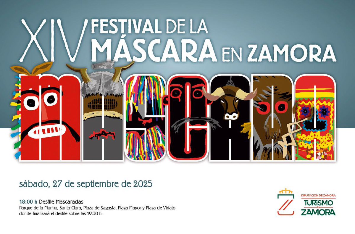 Mañana se realiza el XIV FESTIVAL DE LA MÁSCARA en Zamora, con un desfile de mascaradas por el centro de la ciudad. A pesar de existir varios eventos a la vez, os recomiendo que paséis a verlo.