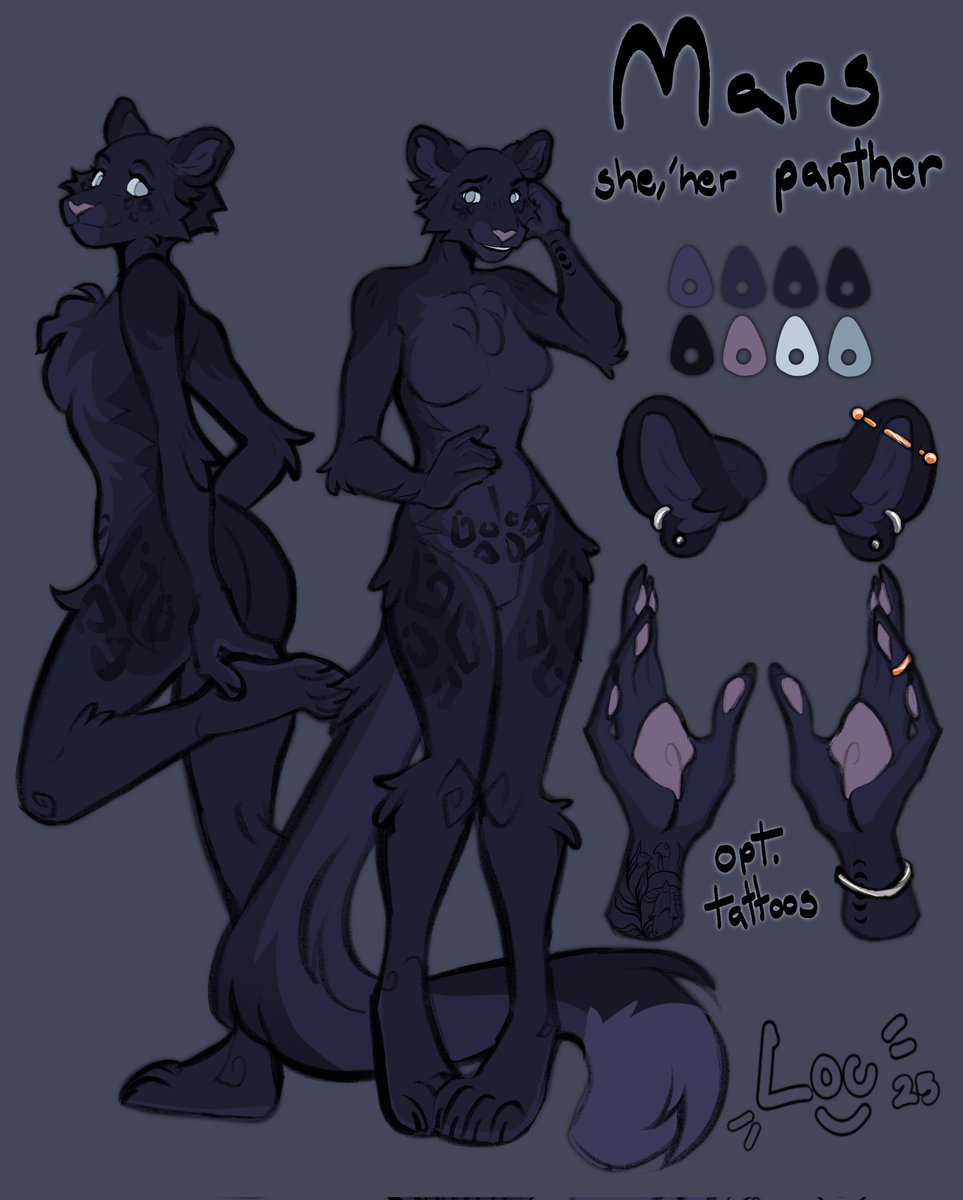 custom panther lady for a sweet client on Instagram x