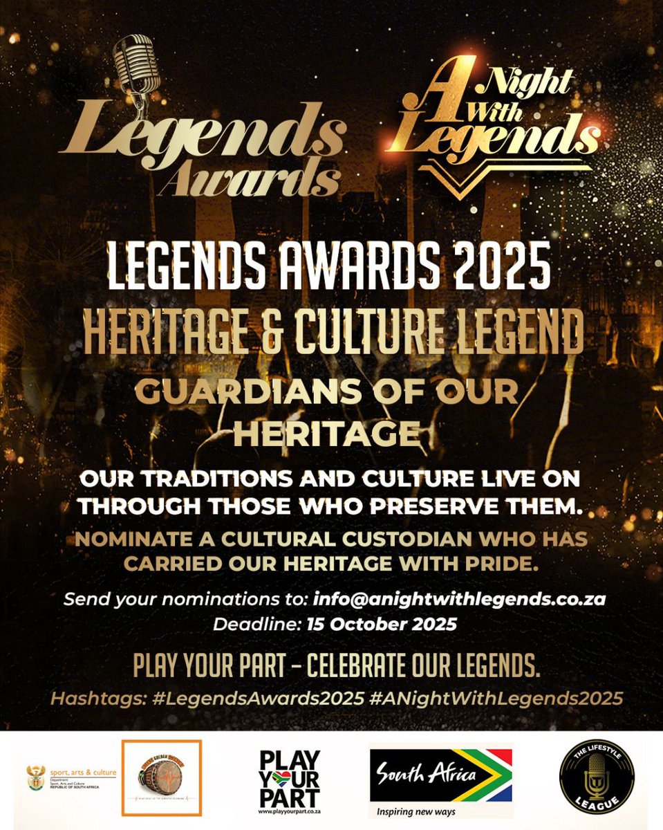 Malindy__'s tweet photo. Different categories. One purpose. To celebrate the legends who shaped our culture and future.
#LegendsAwards #ANightWithLegends2025 #OurLegends https://t.co/qtnxlqcABM
