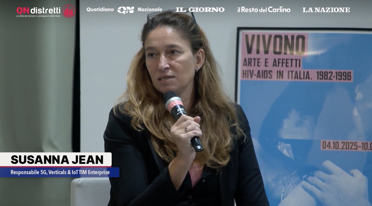 TIM_Enterprise's tweet image. 🎙 Ieri Susanna Jean, Responsabile 5G, Verticals &amp;amp; IoT #TIMEnterprise, è intervenuta a “Tessile contemporaneo: filiere, innovazione, futuro”, a cura di @qnazionale mostrando i casi concreti con cui stiamo ridefinendo i processi produttivi grazie alla #DigitalTransformation.

💡…
