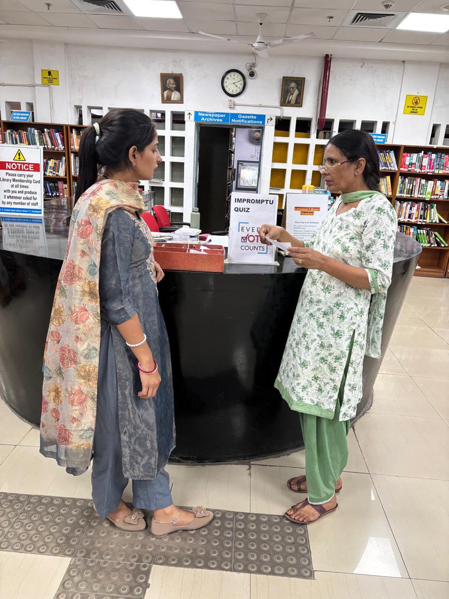 TSCSLibrary's tweet image. Impromptu Quiz and book display organised in the Library today on the theme ‘Electoral Literacy- Every Vote Counts’ #ElectoralLiteracy @RrrlfKolkata