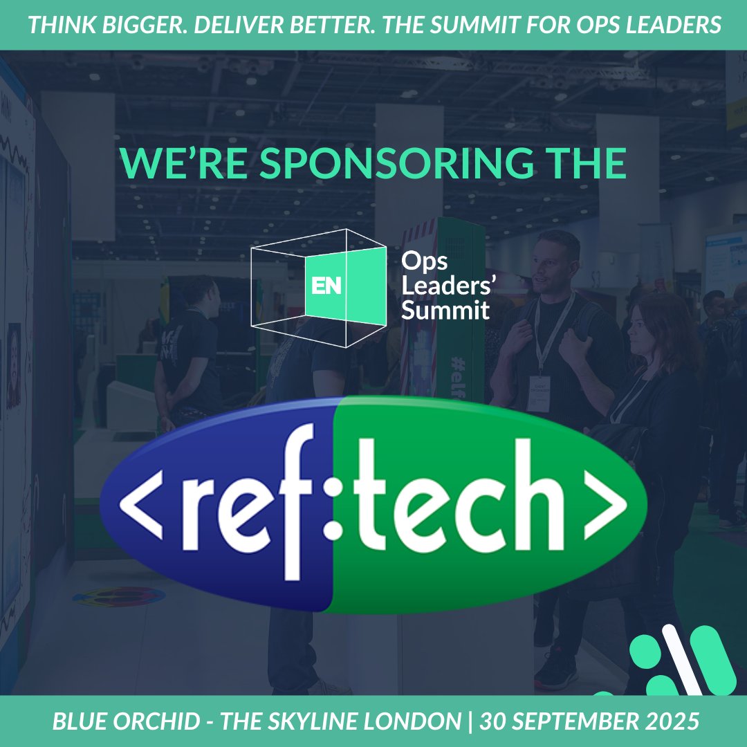 RefTechnology's tweet image. We’re at the EN Ops Leaders’ Summit where we’ll be talking all things events and showing how our tech can make your events seamless. If you’re attending, come and say hi – let’s talk about your next event.
We can’t wait to meet you!👋
#ENOLS25 #EventTech #EventProfs #RefTech