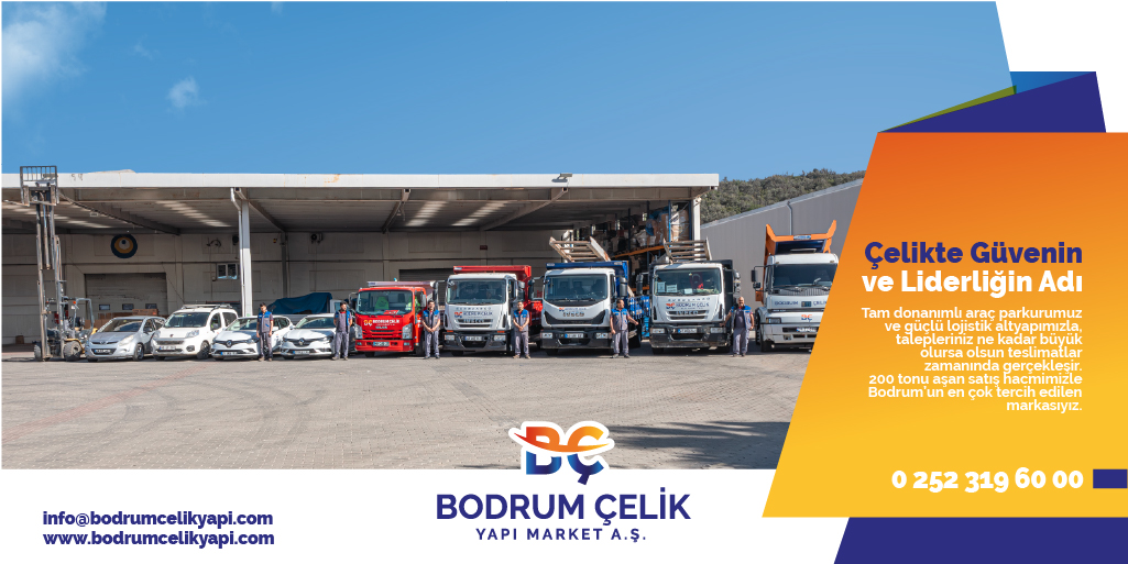 bodrumcelikyapi.com
#bodrum #bodrumçelikyapımarket #yapımarket #bodrumyapımarket #çelik #demir #bodrumdaçelik #bodrumdademir #bodrumdemir #bodrumdainşaatdemiri #bodrumdademirürünleri #demirürünleri #celikürünleri #guvenlihizmet #mayajans #sanayi #metal #genişürünyelpazesi