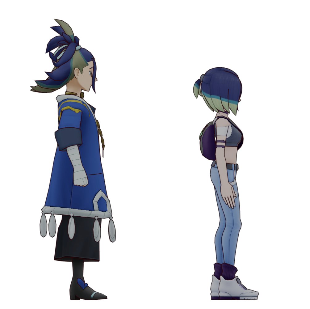 PokeMasModels's tweet image. Adaman and Perrin height comparison    

#PokémonMasters #PokémonMastersEX
