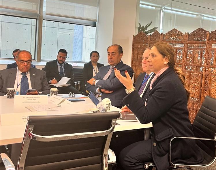 On the sidelines of #UNGA80, #ESCWA, <a href="/UNDPArabStates/">UNDP Arab States</a> and <a href="/arableague_gs/">جامعة الدول العربية</a> organized a round table to discuss the Arab Vision 2045, which was endorsed by Arab Governments in the last Arab Summit held in Baghdad, Iraq.
“The Arab Vision 2045 upholds enduring human values rooted in the