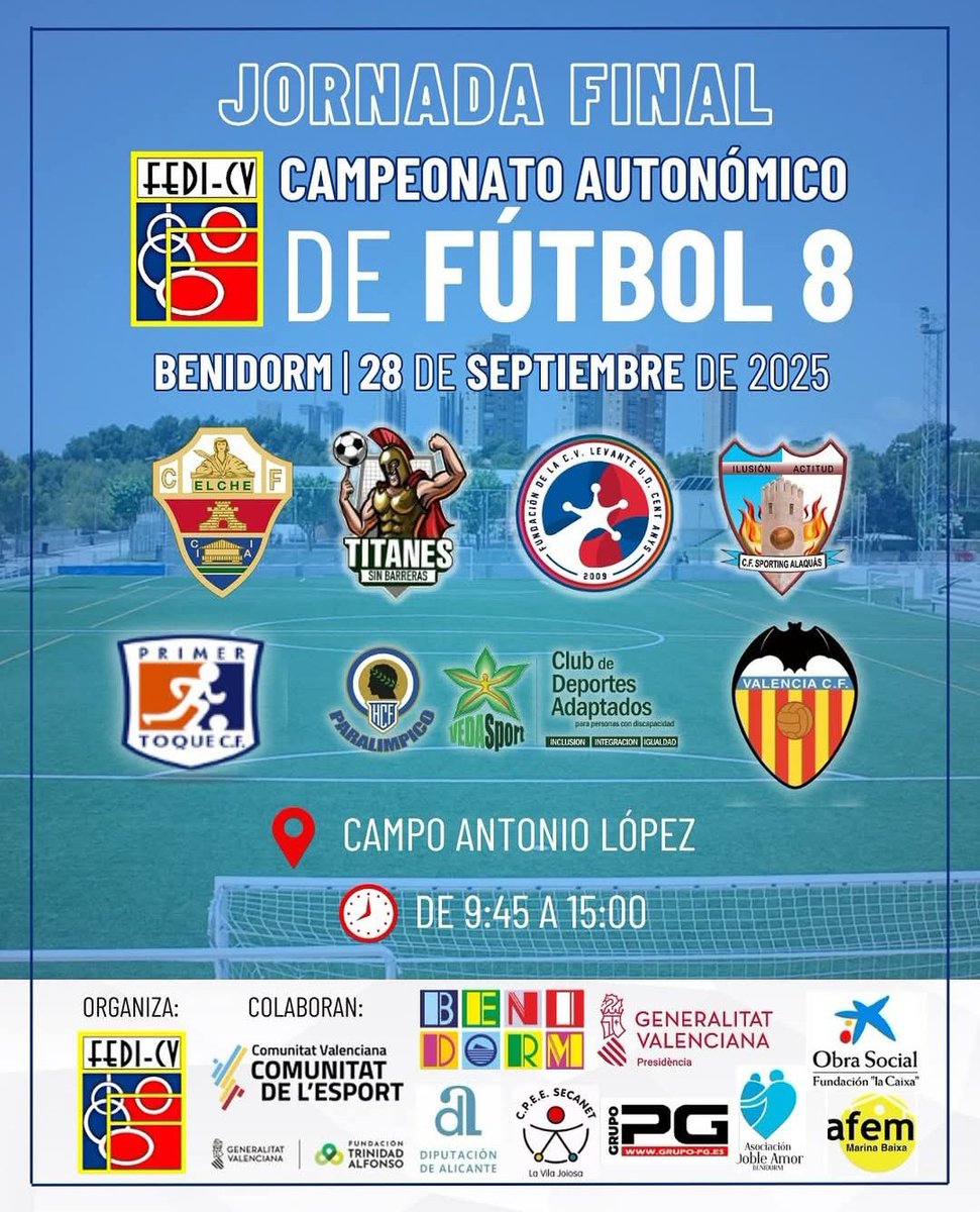 Cartel de equipazos excelente, no digo más, Macho Hcf Paralimpico.