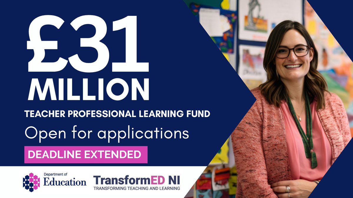 🔊ANNOUNCEMENT | DEADLINE EXTENDED

The deadline to access the Teacher Professional Learning Fund has been extended until Monday 13 October 2025.

All schools are eligible to access funding to support high-quality, evidence-based professional development for teachers.

To find