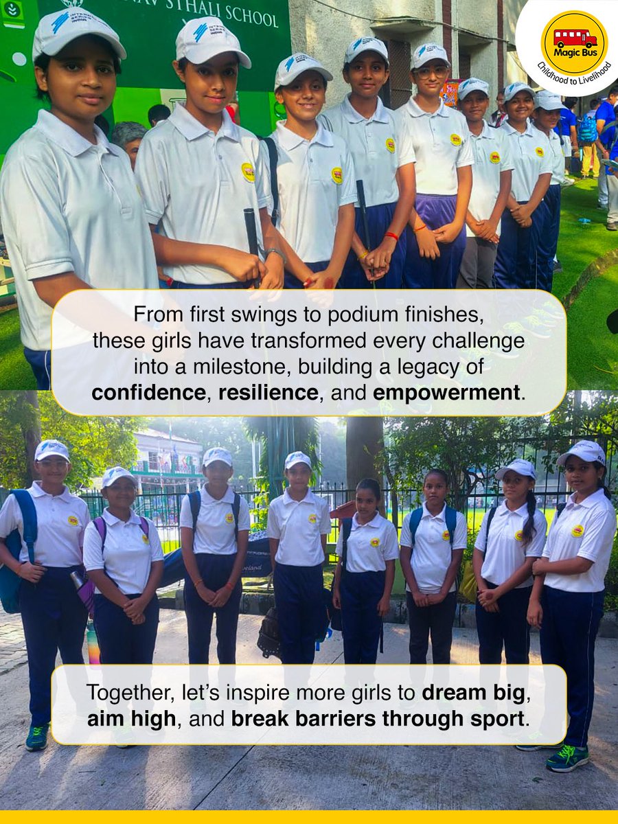 magicbusindia (@magicbusindia) on Twitter photo ๐๐ฐ๐ข๐ง๐ ๐ฌ ๐๐ก๐๐ญ ๐๐๐๐๐๐ข๐ง๐ ๐๐ข๐ฆ๐ข๐ญ๐ฌ!
On emerald greens where privilege once drew the line, courage now takes the lead as eight adolescent girls from our ๐๐ฉ๐จ๐ซ๐ญ ๐๐จ๐ซ ๐๐๐ฏ๐๐ฅ๐จ๐ฉ๐ฆ๐๐ง๐ญ ๐ญ๐ก๐ซ๐จ๐ฎ๐ ๐ก ๐๐จ๐ฅ๐ ๐๐ซ๐จ๐ ๐ซ๐๐ฆ๐ฆ๐, supported by Magic Bus ๐๐ฐ๐ข๐ง๐ ๐ฌ ๐๐ก๐๐ญ ๐๐๐๐๐๐ข๐ง๐ ๐๐ข๐ฆ๐ข๐ญ๐ฌ!
On emerald greens where privilege once drew the line, courage now takes the lead as eight adolescent girls from our ๐๐ฉ๐จ๐ซ๐ญ ๐๐จ๐ซ ๐๐๐ฏ๐๐ฅ๐จ๐ฉ๐ฆ๐๐ง๐ญ ๐ญ๐ก๐ซ๐จ๐ฎ๐ ๐ก ๐๐จ๐ฅ๐ ๐๐ซ๐จ๐ ๐ซ๐๐ฆ๐ฆ๐, supported by Magic Bus