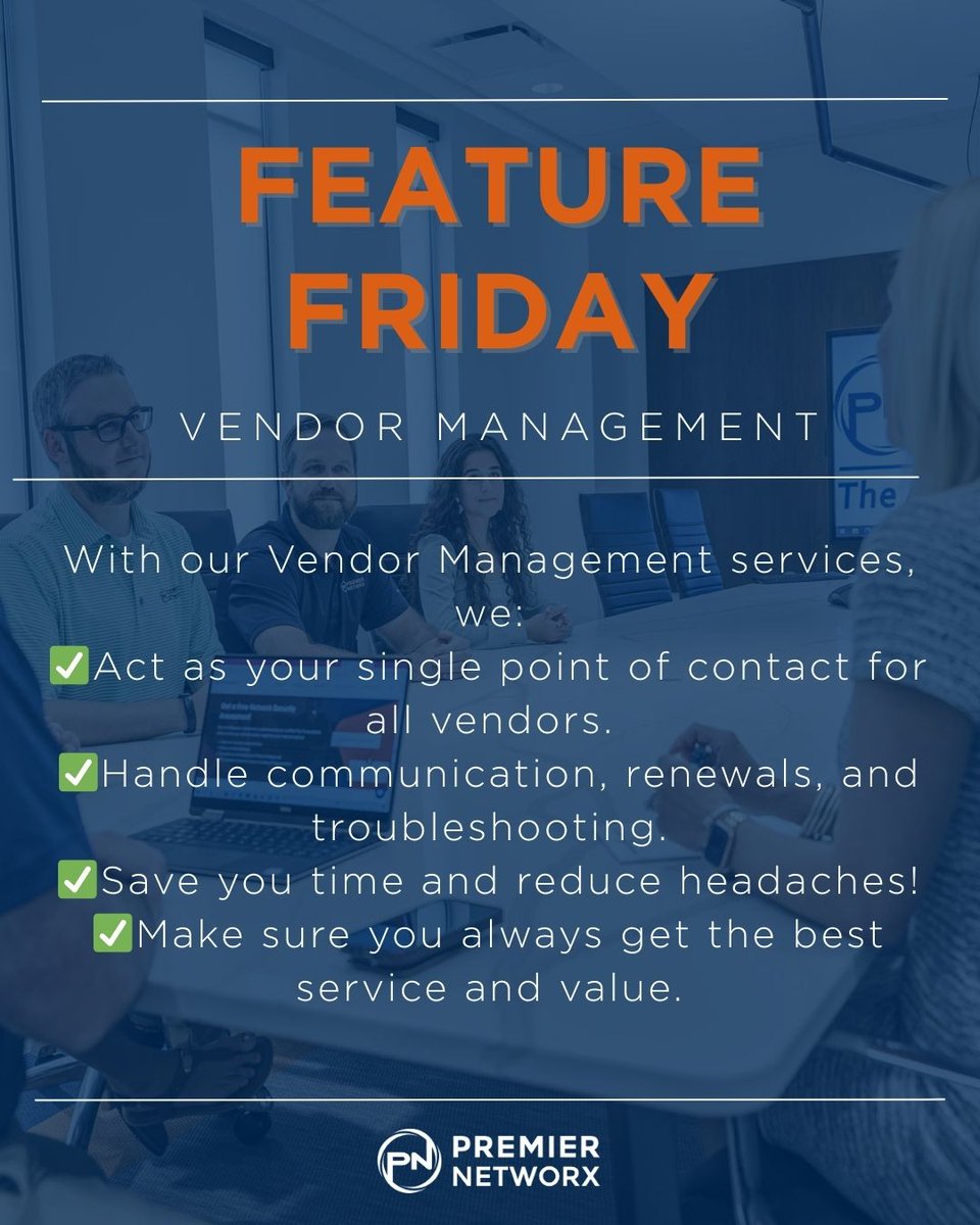 Vendor management simplifies your business. One point of contact, better accountability, and smoother IT operations. That’s what we deliver.