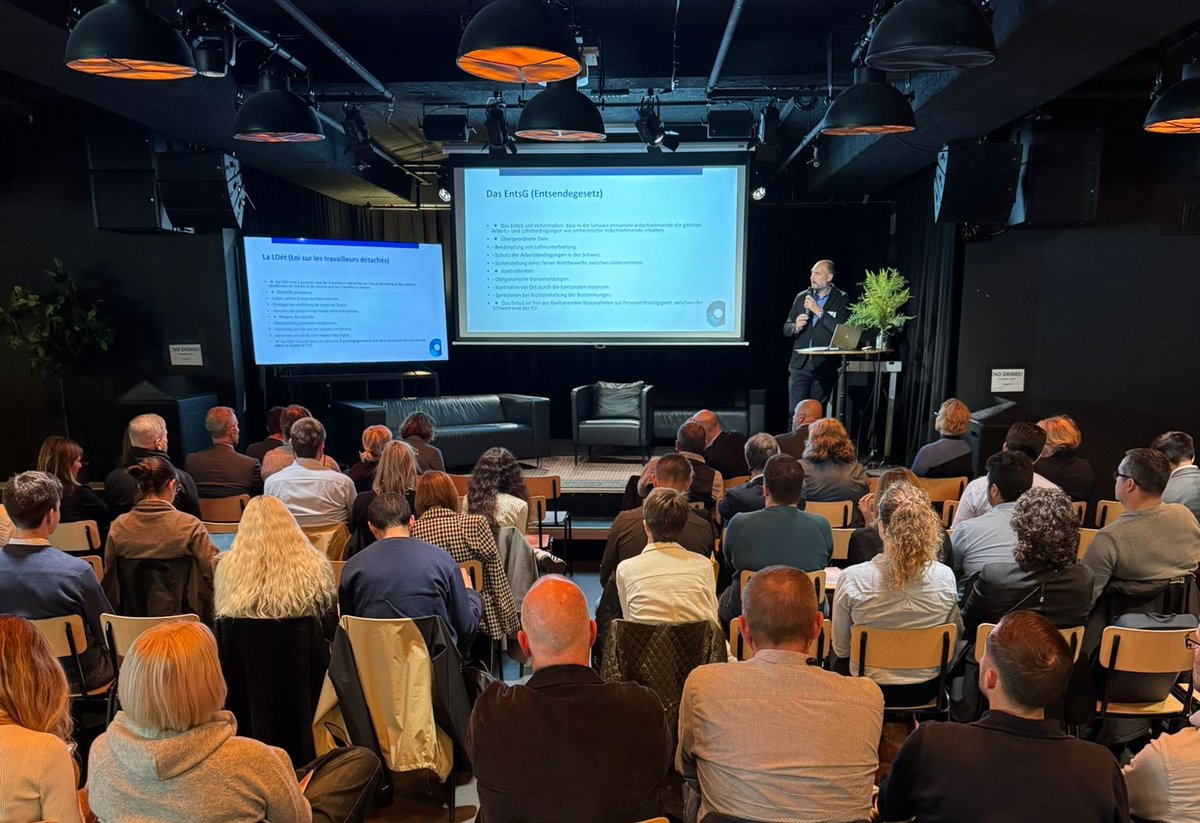 Le #SECO, en collaboration avec <a href="/ONUmigration/">OIM - ONU Migration</a> et <a href="/GlobalCompactCH/">UN Global Compact Switzerland & Liechtenstein</a> ont réuni les partenaires sociaux, entreprises, organisations et experts pour échanger sur la lutte contre l’exploitation au travail. Des discussions riches et une volonté commune d’avancer ensemble.
<a href="/BersetBircher/">Berset Bircher Valérie</a>