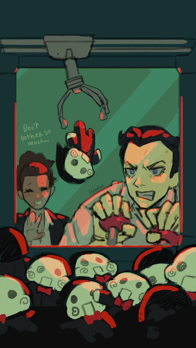 Making some silly fanart between two assets to recharge the batteries 
#saw #peterstrahm #digitalart #sketch #fanart